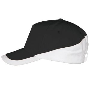 Booster cap zwart-wit