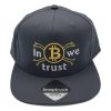 In Bitcoin we trust grey cap