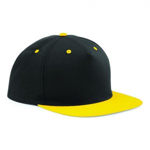 Snapback cap zwart-geel