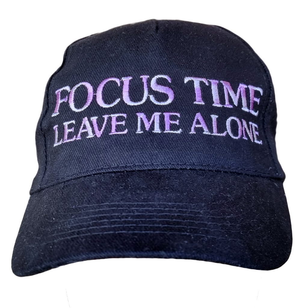 Focus Time Leave Me Alone mc cap